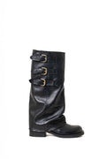 Botas Bronx Negra Cuero