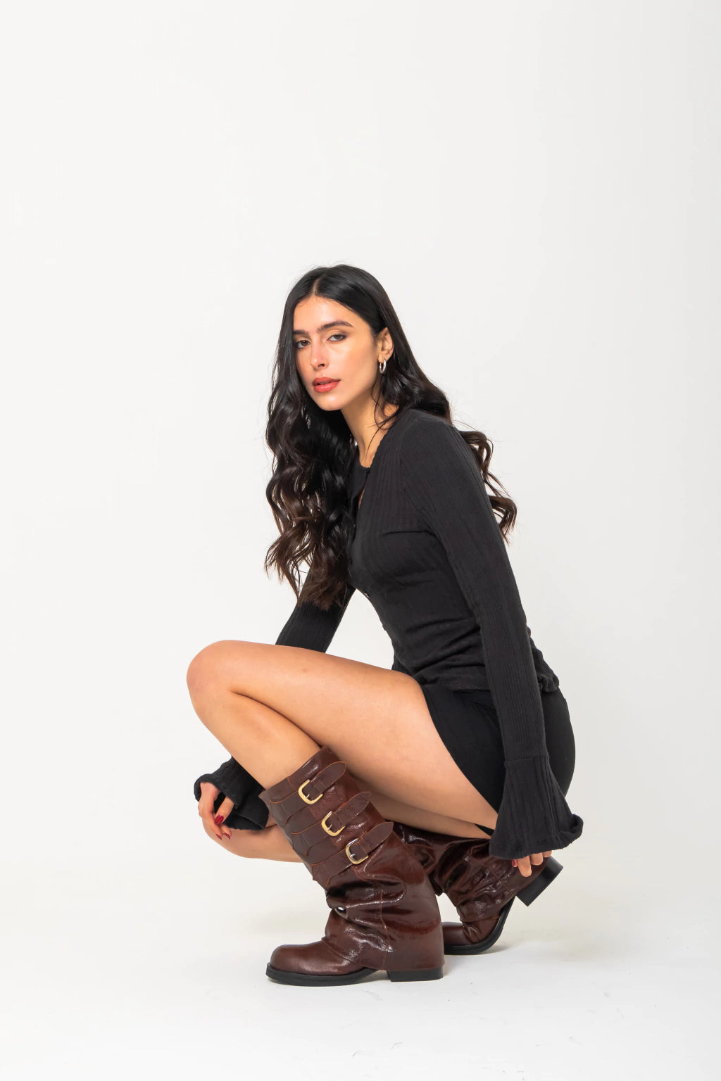 Botas Bronx Marrón Cuero