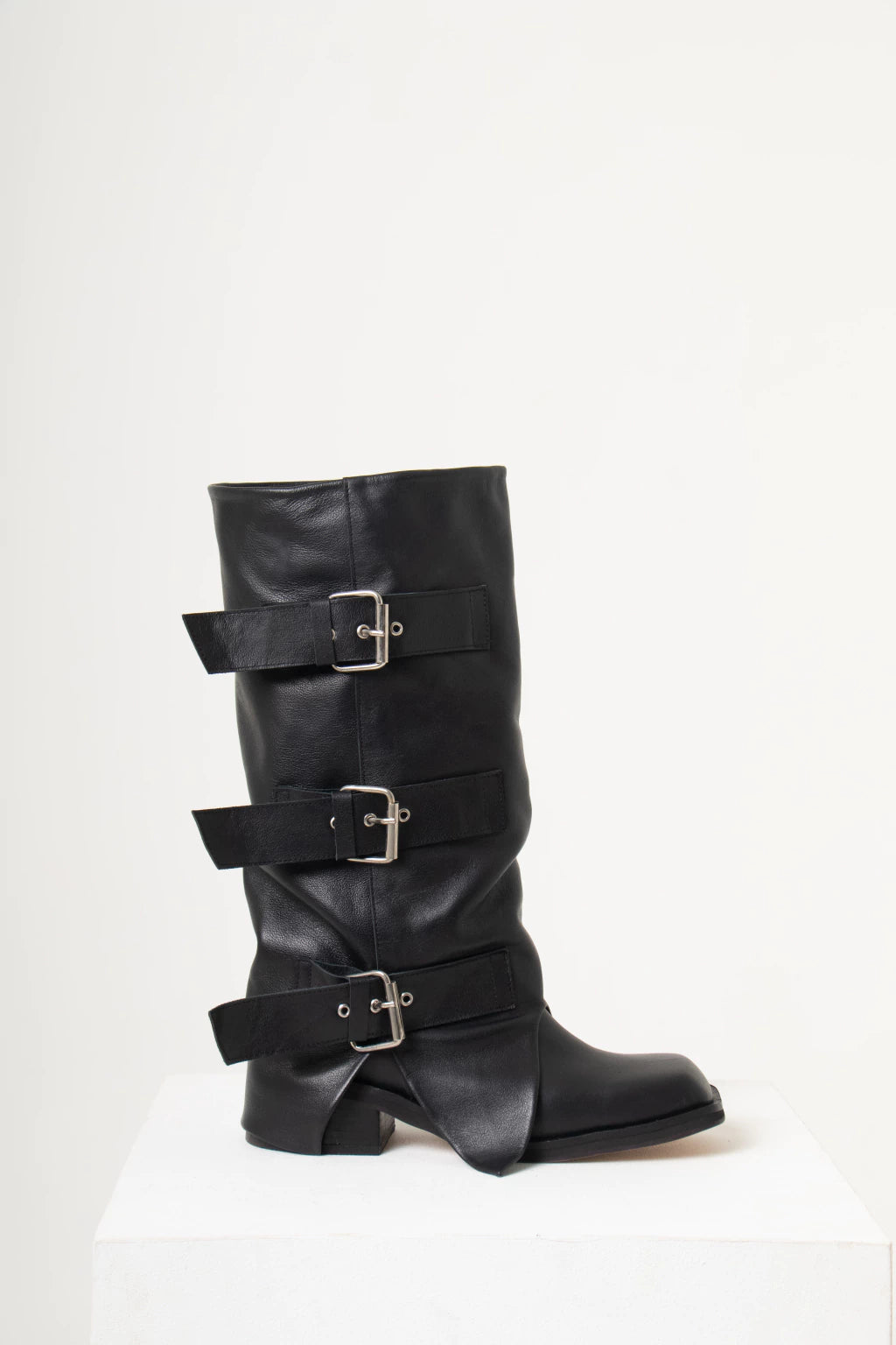 Botas New York Negras Cuero