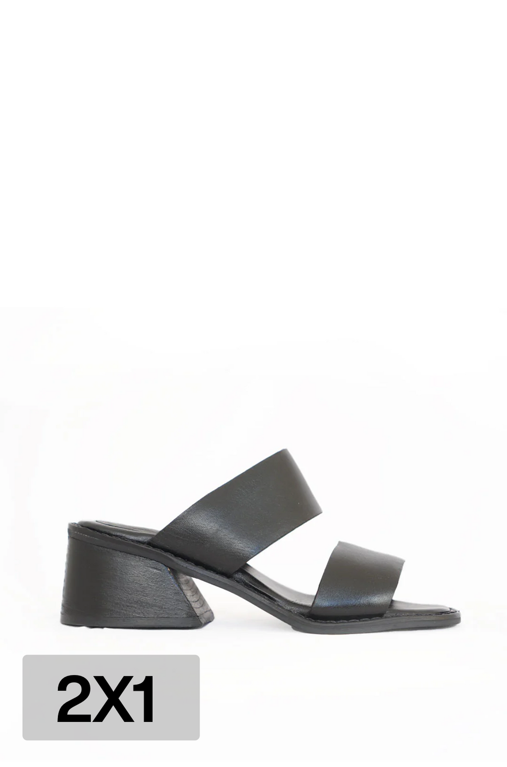 Sandalias Puli Negras Cuero (2x1)