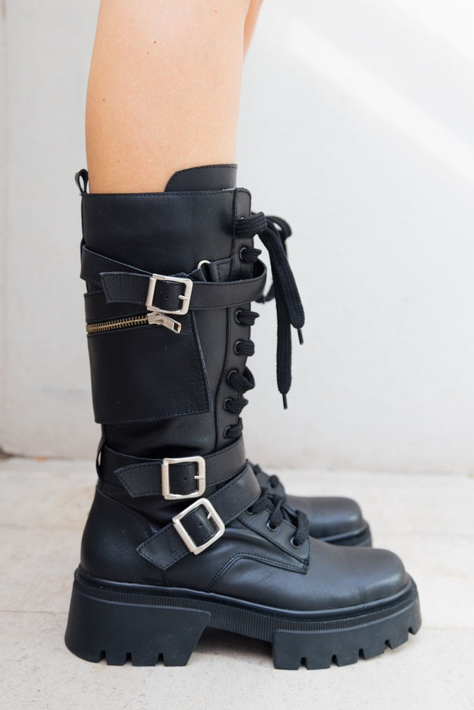 Borcegos Becca Cuero