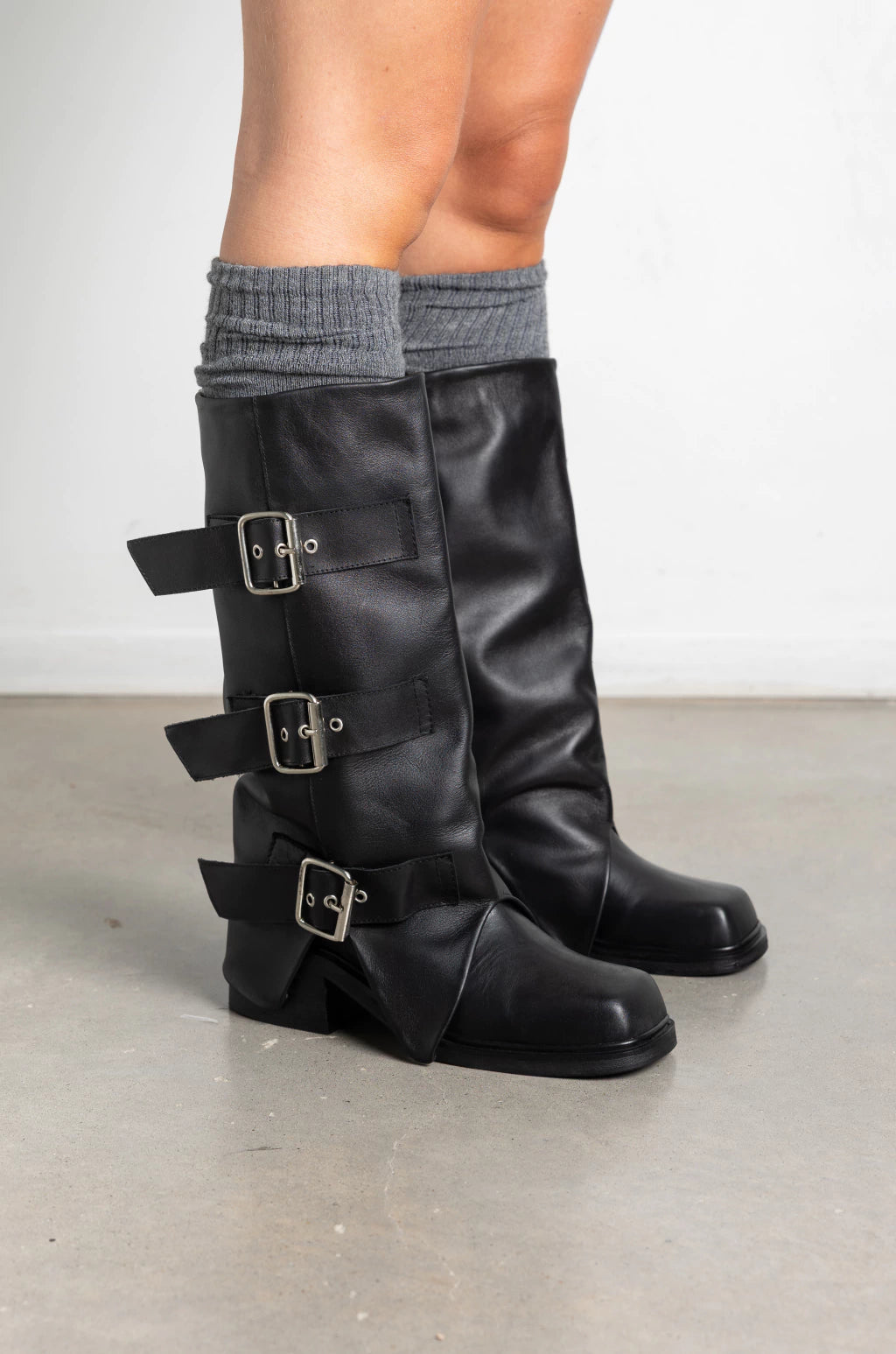 Botas New York Negras Cuero