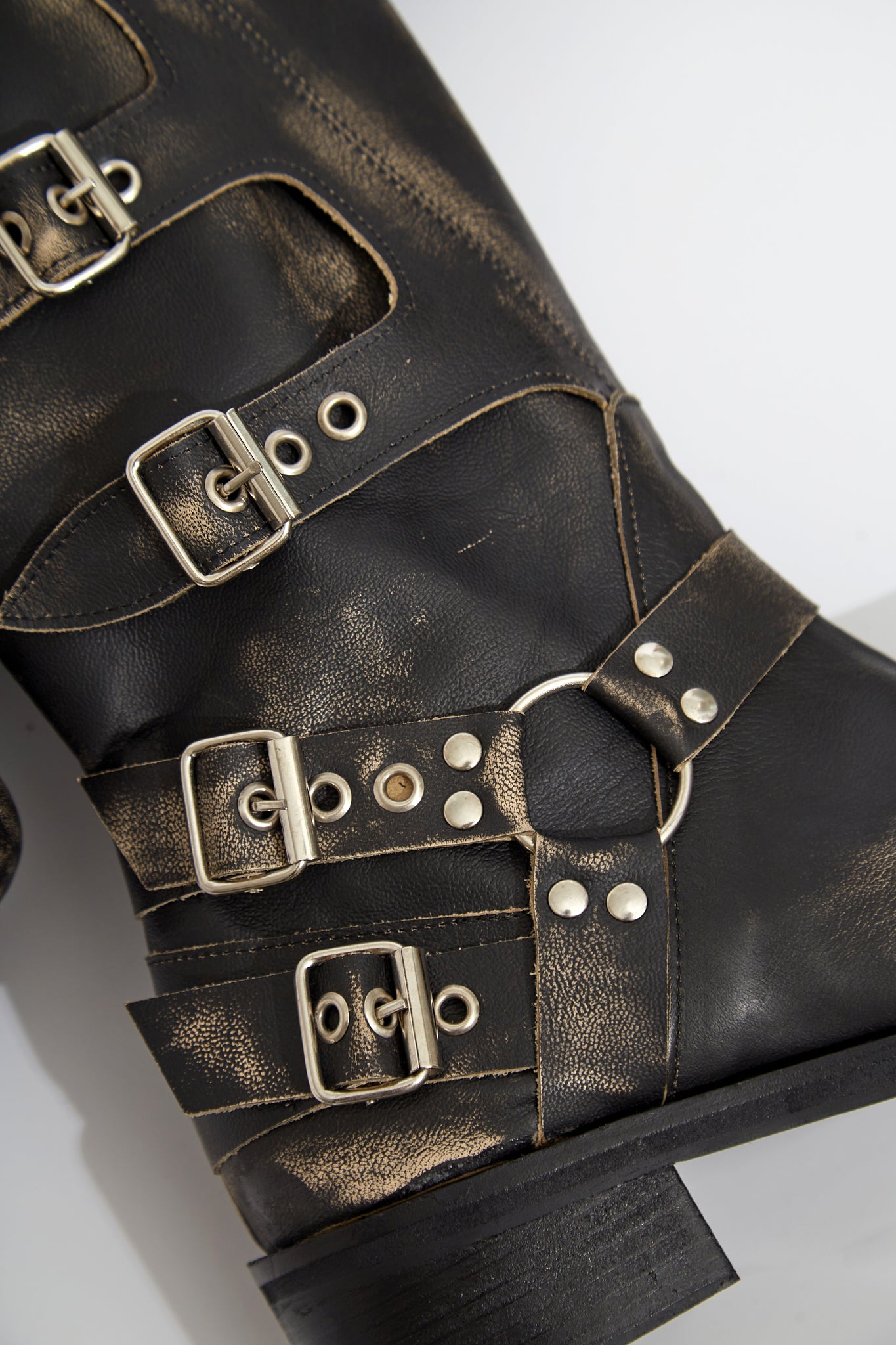 Botas Tati Negras Cuero