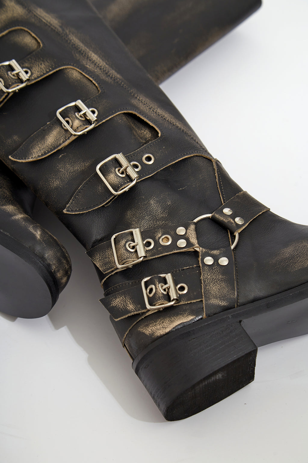 Botas Tati Negras Cuero