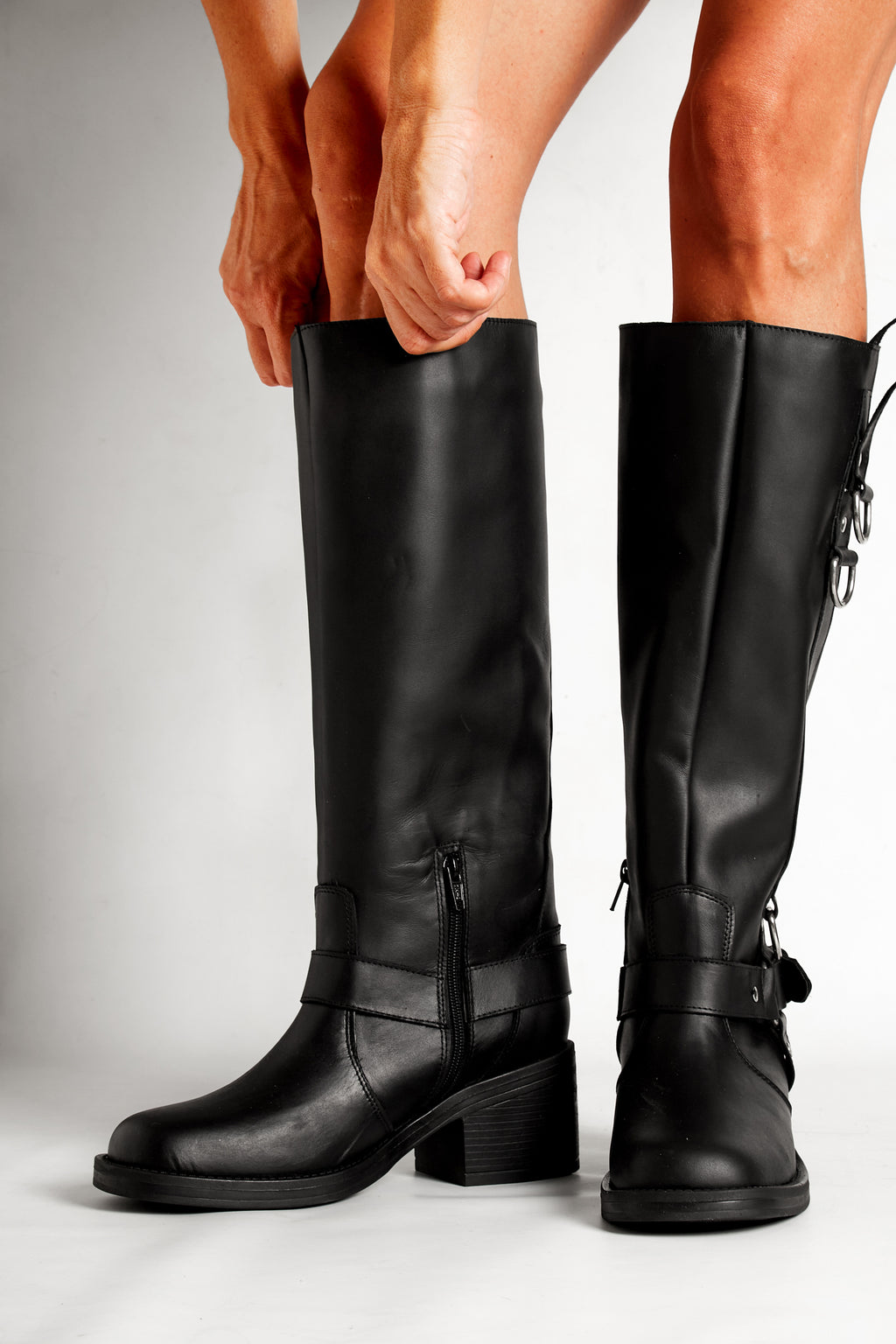Botas Owen Negras Cuero