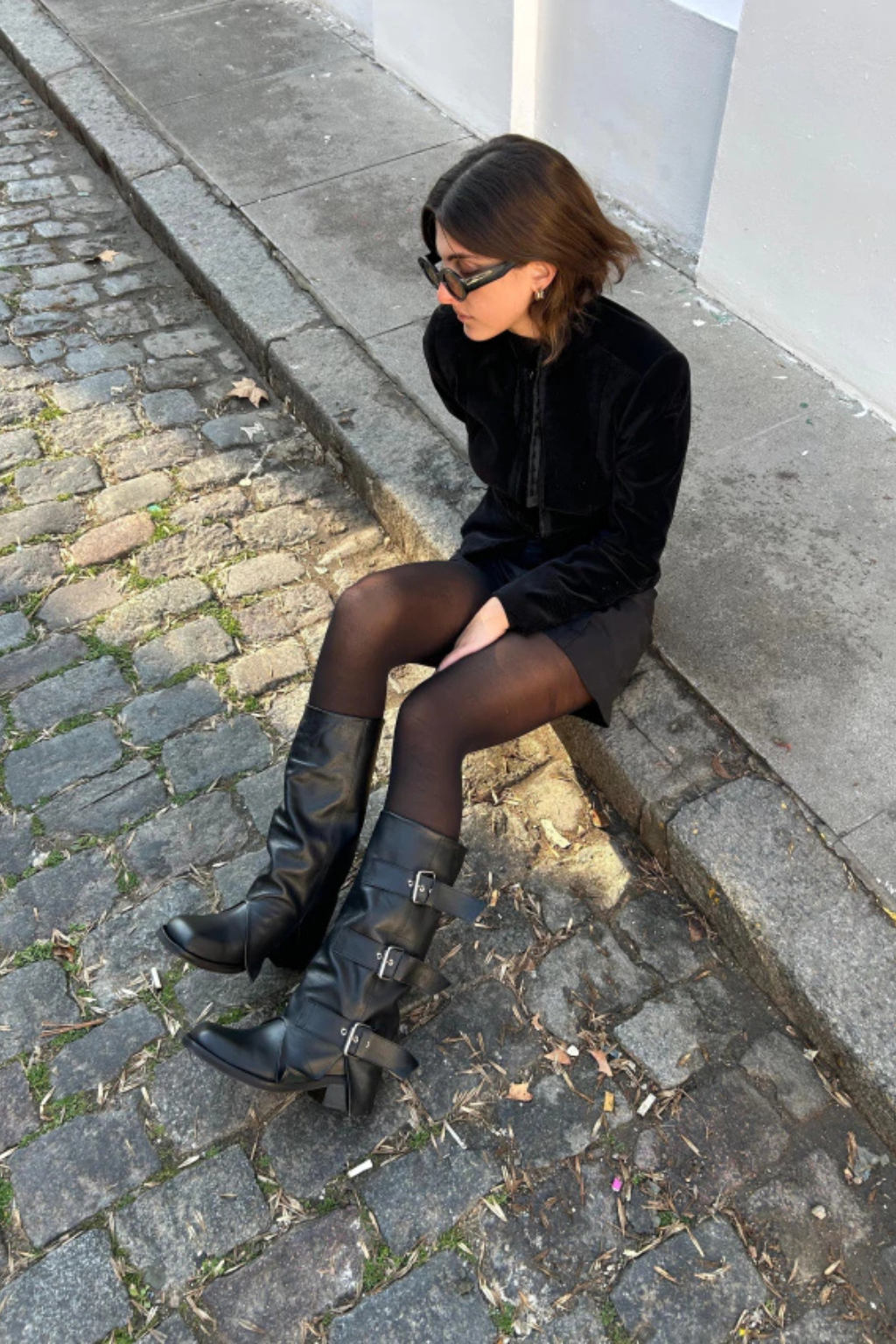 Botas New York Negras Cuero