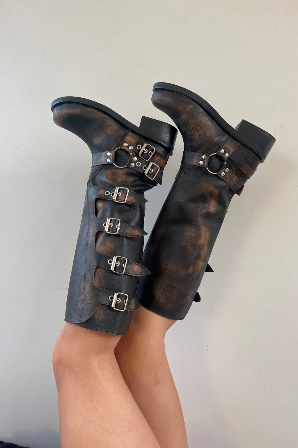 Botas Tati Marrones Cuero