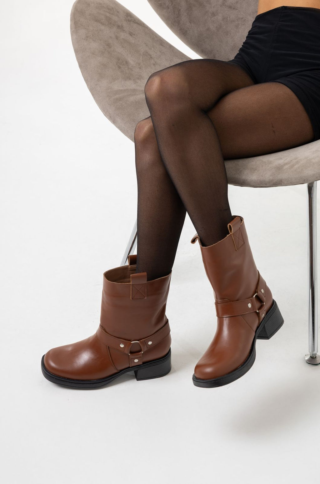 Botas Lena Chocolate Cuero (2x1)