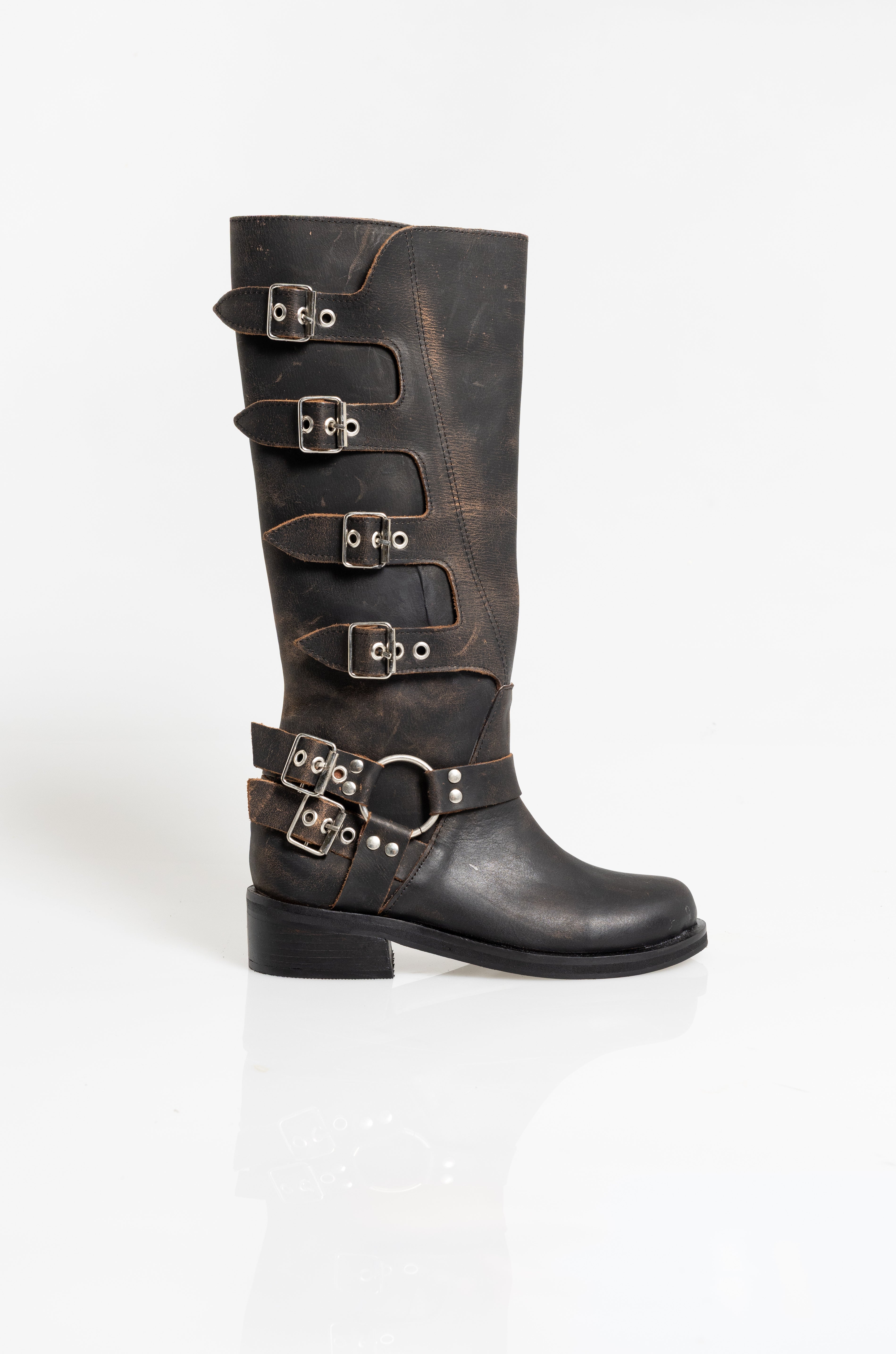 Botas Tati Marrones Cuero