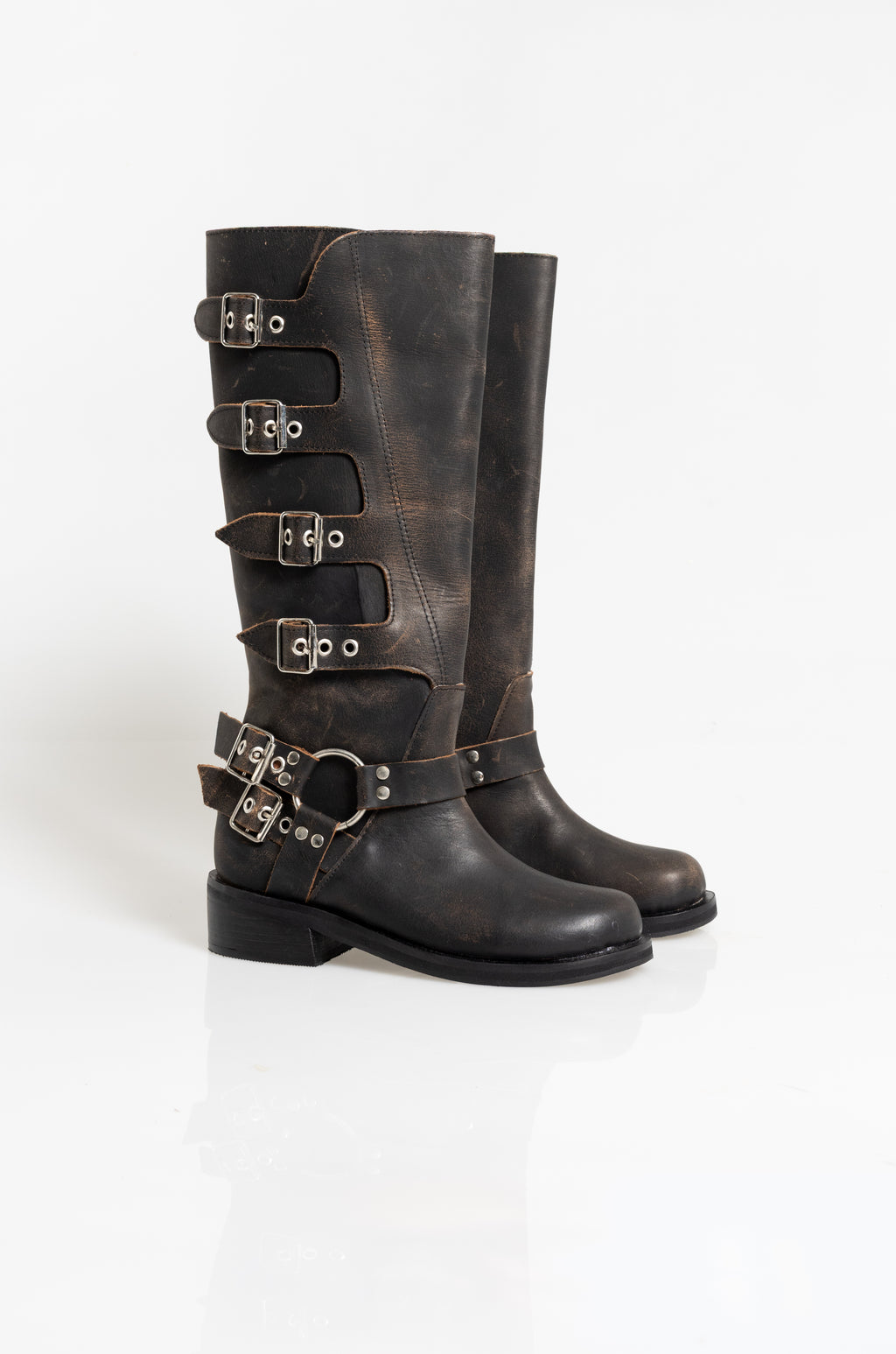 Botas Tati Marrones Cuero