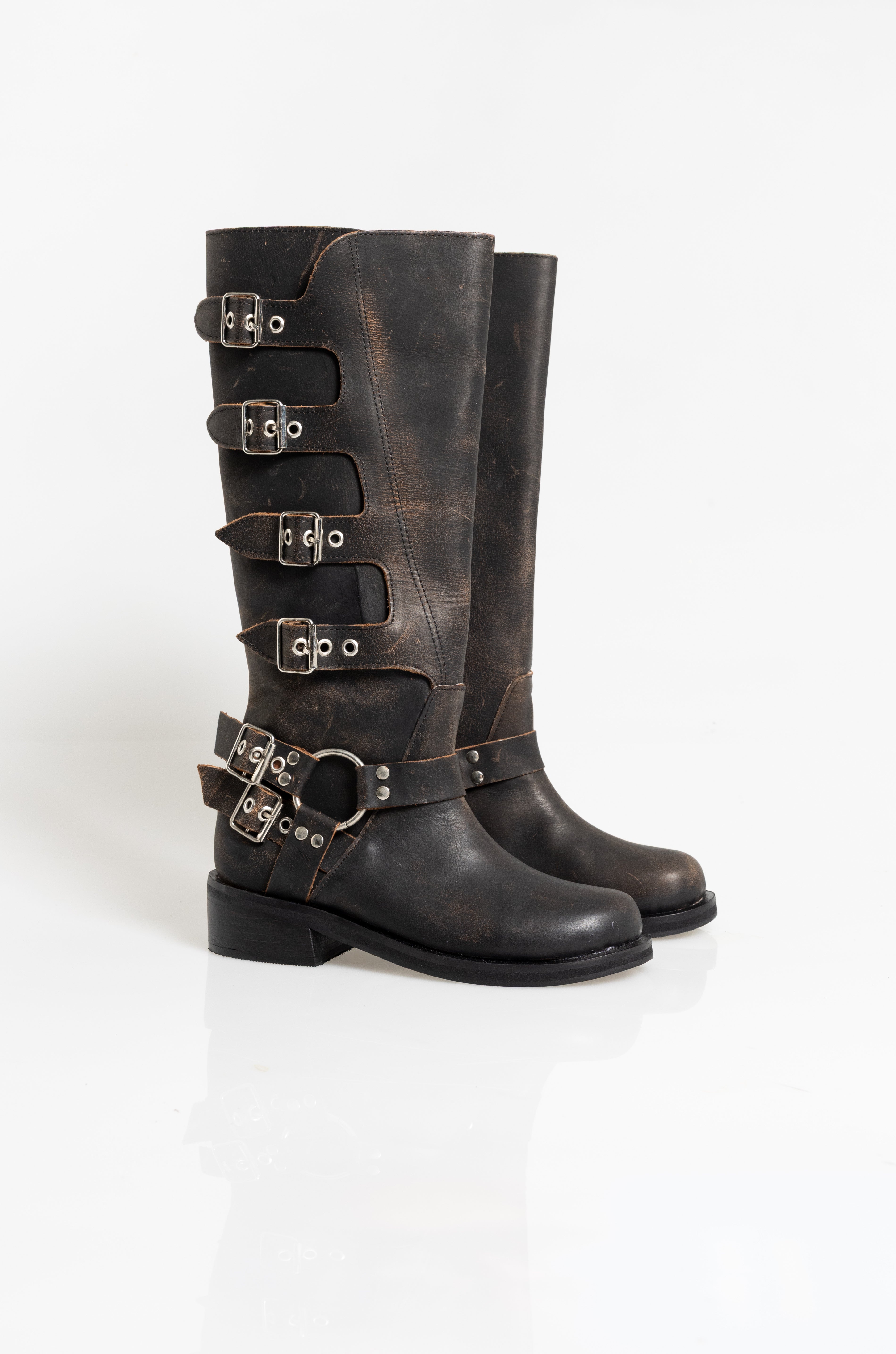 Botas Tati Marrones Cuero