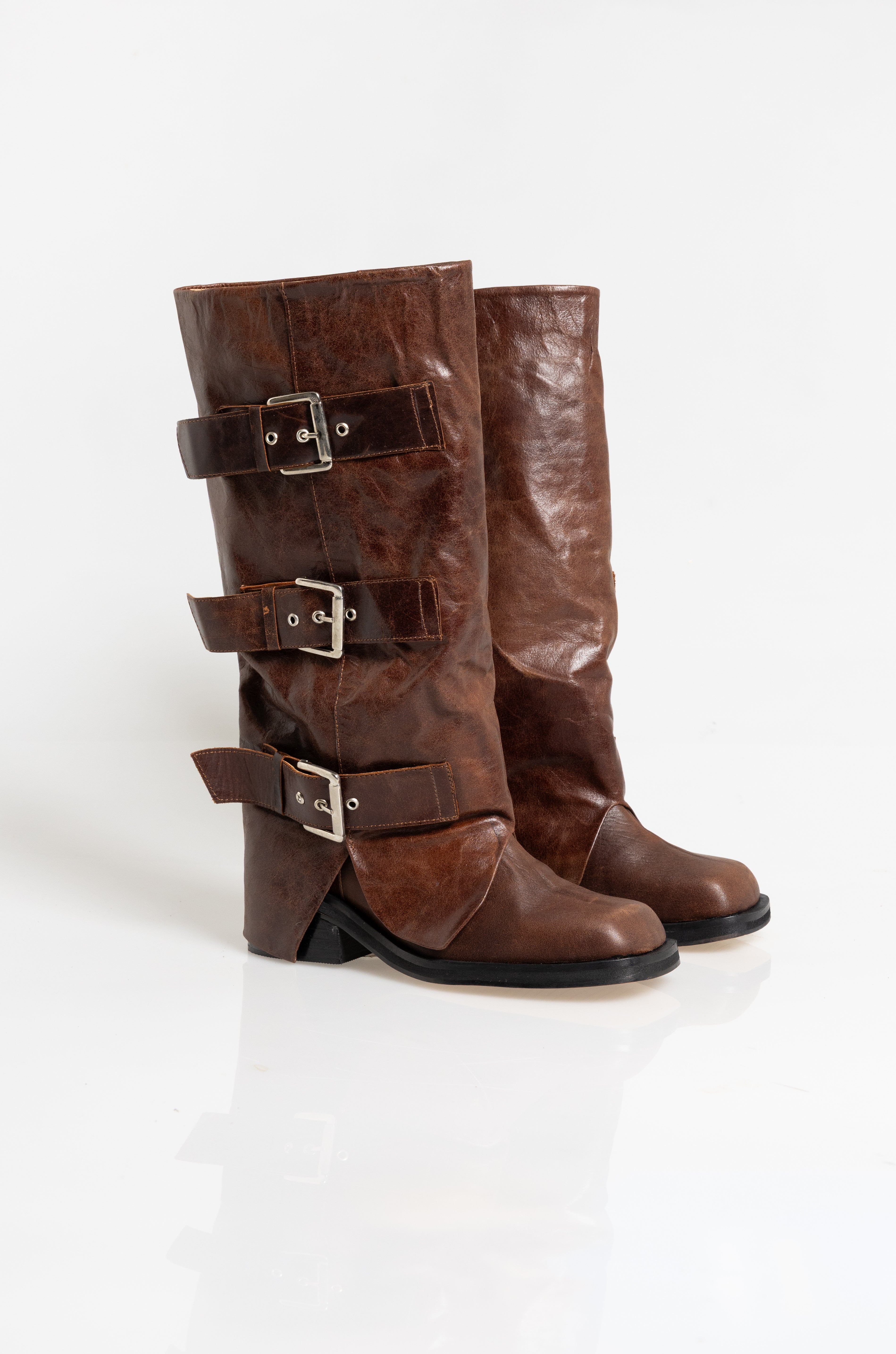 Botas New York Chocolate Cuero