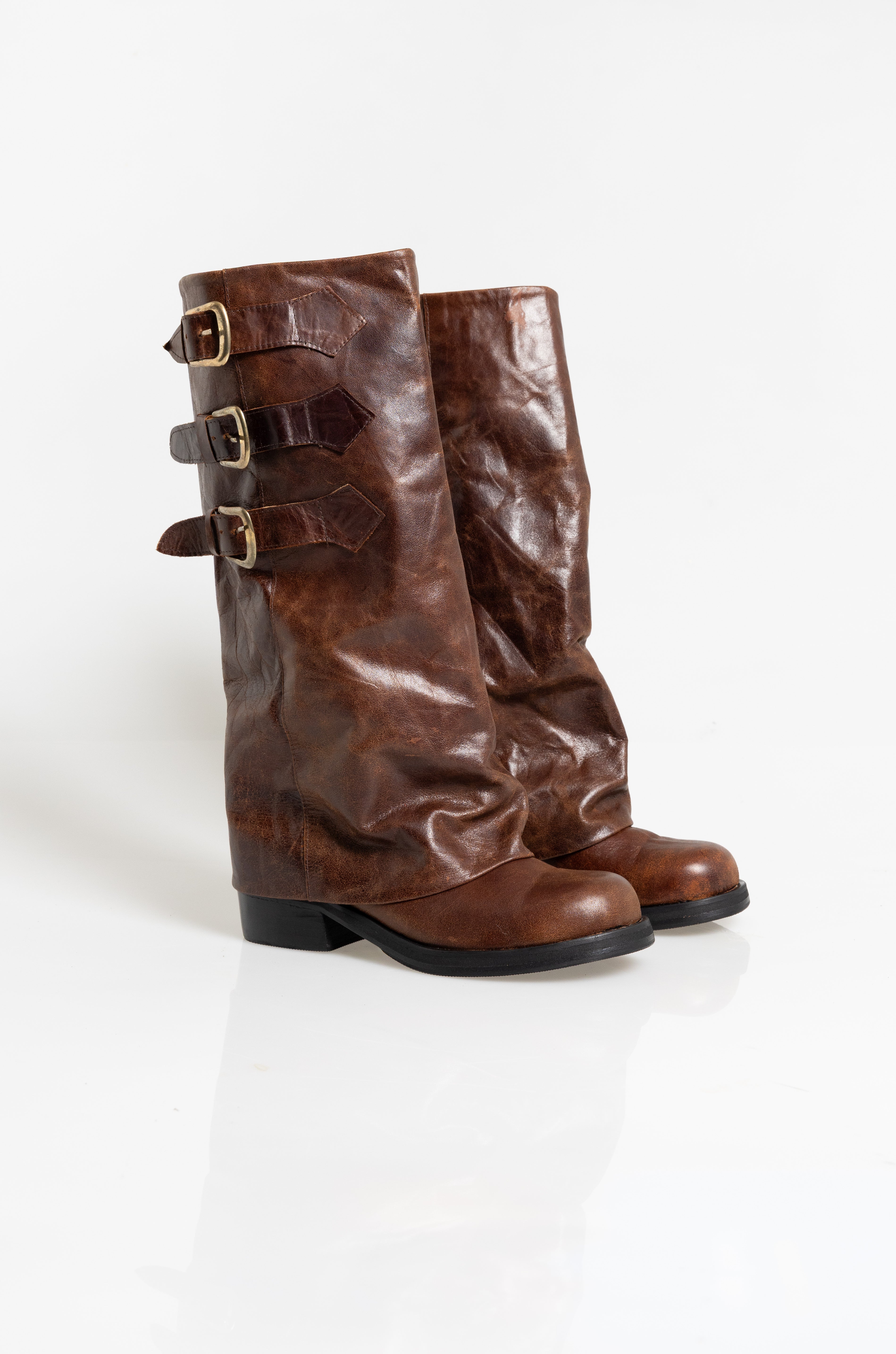 Botas Bronx Marrón Cuero
