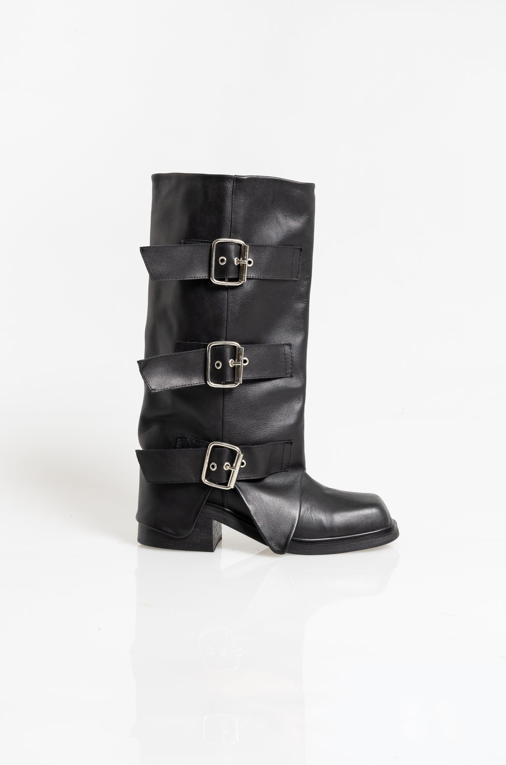 Botas New York Negras Cuero