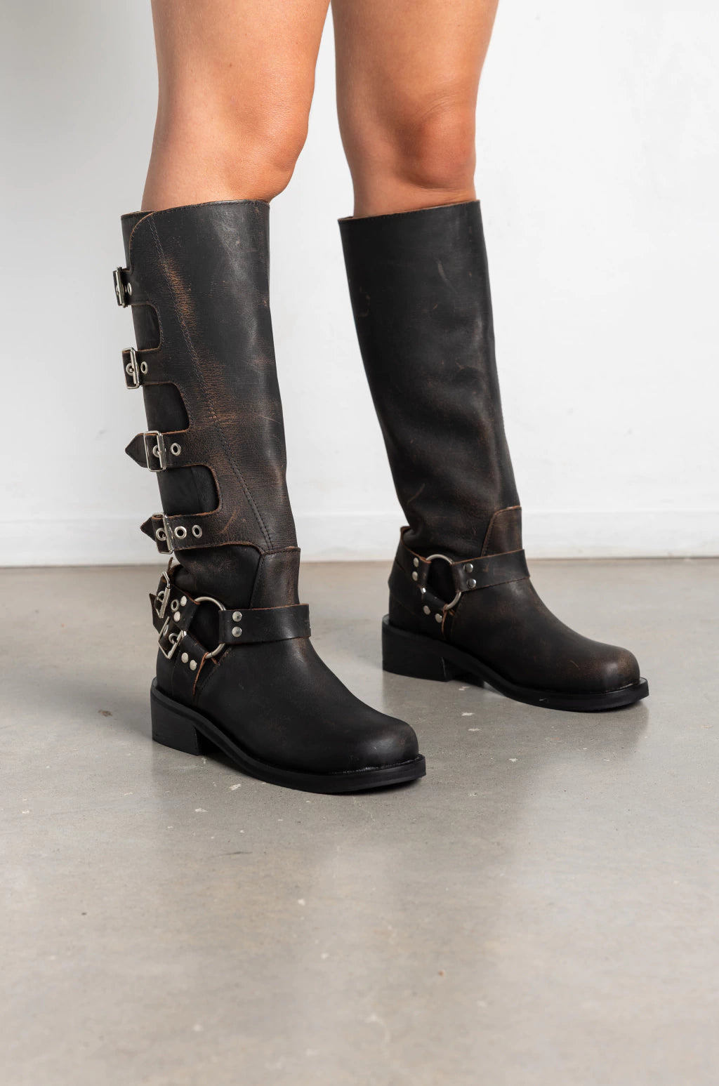 Botas Tati Marrones Cuero