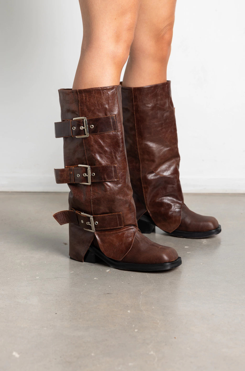 Botas New York Chocolate Cuero