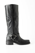 Botas Agoura Negras Cuero